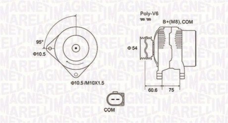 Alternator MAGNETI MARELLI 063732051010