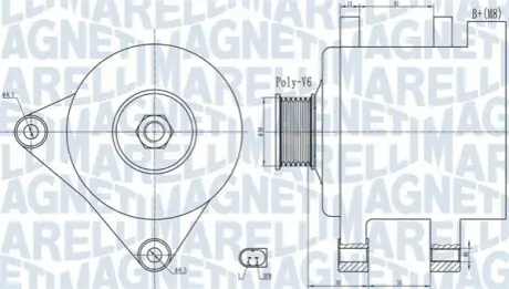 Генератор Magneti Marelli 063732056010