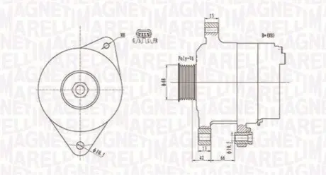 Генератор Magneti Marelli 063732112010