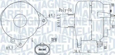 Автозапчасть Magneti Marelli 063732118010
