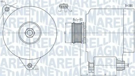 Генератор Magneti Marelli 063732133010
