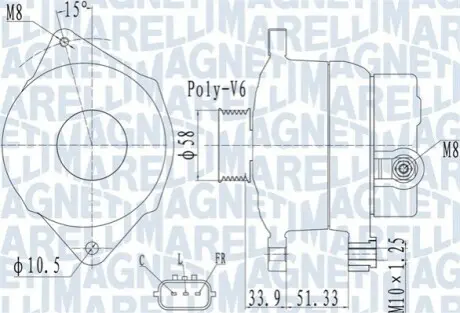 Генератор Magneti Marelli 063732138010