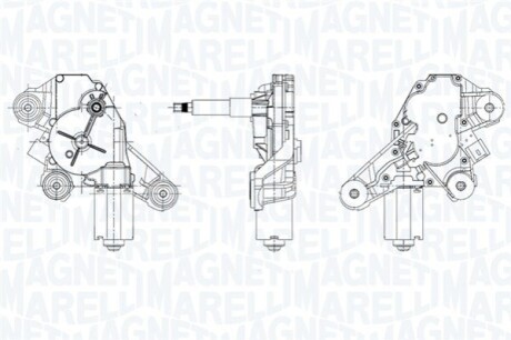 Мотор склоочисника MAGNETI MARELLI 064073400010