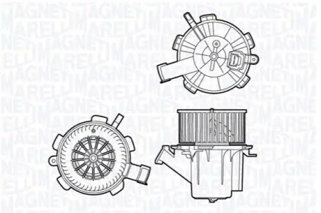 Электродвигатель, вентиляция салона Magneti Marelli 069412706010
