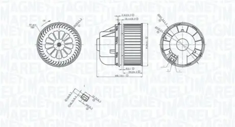 Компресор салону MAGNETI MARELLI 069412729010 Купити в Україні