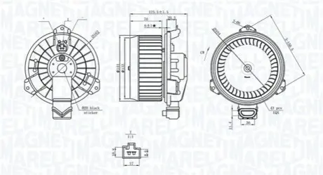 Компресор салону Magneti Marelli 069412749010