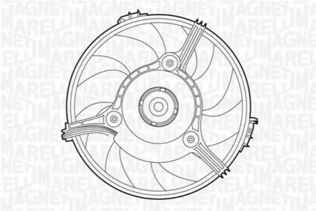 Вентилятор, охлаждение двигателя Magneti Marelli 069422263010 Купить в Украине