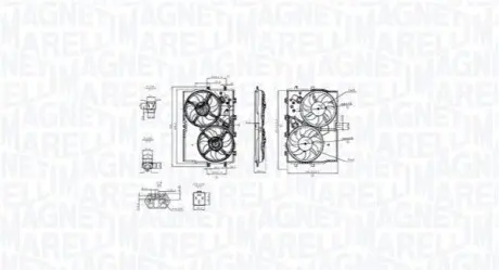Вентилятор, система охолодження двигуна Magneti Marelli 069422853010 Купити в Україні