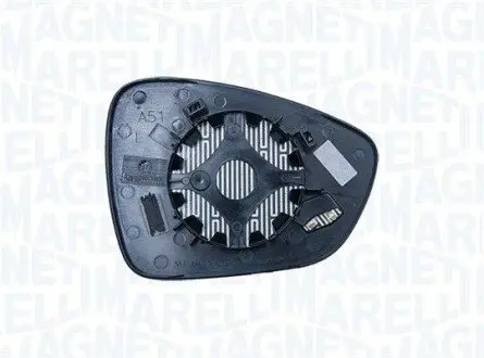 Скло дзеркала (з підігрівом) Citroen C3/C5/Peugeot 508 08- (L) Magneti Marelli 182209008100