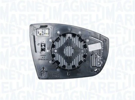 Стекло зеркала наружного Лев (асферичное, обогрев) FORD GALAXY II, KUGA I, S-MAX 05.06-06.15 Magneti Marelli 182209010200