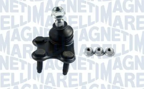 Шарова опора Прав (нижн передн) (діаметр конуса 15mm) AUDI A1 SEAT CORDOBA, IBIZA III, IBIZA IV, IBIZA IV SC, IBIZA IV ST, MII, TOLEDO IV SKODA CITIGO, E-CITIGO, FABIA I 1.0-Electric 08.99 Magneti Marelli 301191619630 Купити в Україні