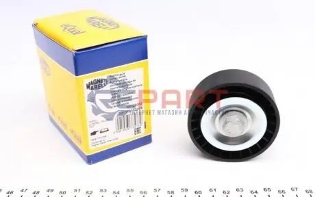 Фото 1 — Ролик генератора Peugeot Partner 1.8 (паразитний) (70х24.7) (MPQ0064) MAGNETI MARELLI (331316170064) Фото Ролик генератора Peugeot Partner 1.8 (паразитний) (70х24.7) (MPQ0064) MAGNETI MARELLI (331316170064) зображення 1