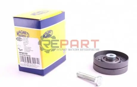 Фото Ролик генератора Opel Combo 1.7CDTI 16V 00- (паразитний) (MPQ0102) MAGNETI MARELLI (331316170102) зображення 1