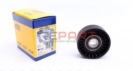 Фото Ролик генератора Daewoo Nubira 1.4/1.6 97-i (натяжний) (75x28) (MPQ0281) MAGNETI MARELLI (331316170281) зображення 1