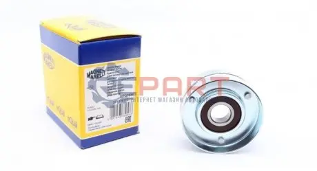 Фото Ролик генератора Hyundai Accent II/Elantra/Kia carens II/III 1.5/2.od 01- (натяжний) (70x27.5) (MPQ0554) MAGNETI MARELLI (331316170554) зображення 1