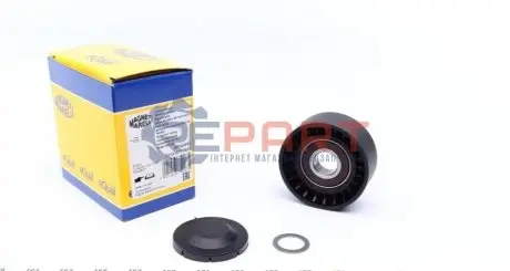 Фото Ролик генератора Citroen Jumper/Fiat Ducato/Ford Transit/Peugeot Boxer 2.2HDI 06- (натяжний) (65x26) (MPQ0653) MAGNETI MARELLI (331316170653) зображення 1