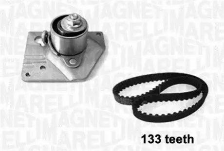 Комплект ГРМ Nissan Primera/Renault Megane II 1.9dCi 02 Magneti Marelli 341301280000