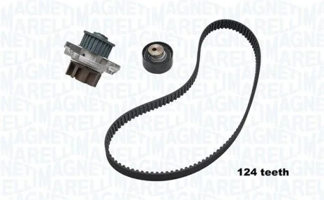 Водяний насос + зубчастий ремінь Magneti Marelli 341401860002