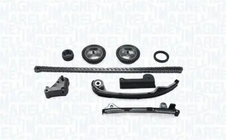 MAGNETI MARELLI NISSAN К-кт цепи ГРМ (цепь + 3 шт. направляющие + натяжитель + 3 шестерни + сальник) Almera 1.5, 1.8 00-, Primera 2.0 02- Magneti Marelli 341500000310 Купить в Украине