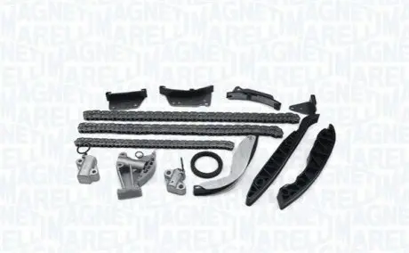Комплект ланцюга ГРМ Hyundai H-1 (TQ)/Kia Sorento I (JC) 2.5CRDi 01 Magneti Marelli 341500000410 Купити в Україні