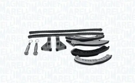 MAGNETI MARELLI К-кт цепи ГРМ лев./прав. (2 цепи +6 направляющих + 2 натяжителя) BMW 5E60/E61, X5 E53, 7 E65/E662 Magneti Marelli 341500000710