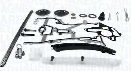 MAGNETI MARELLI OPEL К-кт ланцюга ГРМ (ланцюг+натягувач+3шт. зірочки+3шт. заспокоювача+сальник+прокладки+болти) Corsa D 1,0 Magneti Marelli 341500001080 Купити в Україні