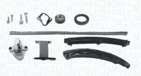 Комплект ГРМ (ланцюг + елементи) OPEL ADAM, ASTRA K, CORSA E, INSIGNIA B, INSIGNIA B COUNTRY, INSIGNIA B GRAND SPORT, KARL, MOKKA / MOKKA X 1.0-1.5 07.14 Magneti Marelli 341500001330