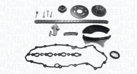 Комплект ланцюга ГРМ Opel Astra J/K/Insignia A/B/Zafira 1.6CDTi 14- (z=96) (симплекс) Magneti Marelli 341500001340