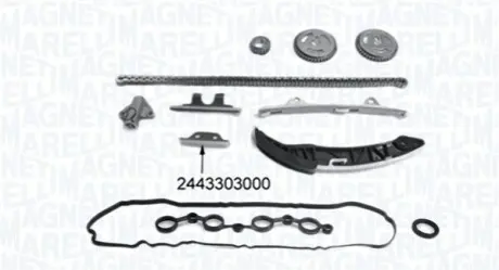 MAGNETI MARELLI HYUNDAI Р/к-кт цепи ГРМ i10/20 1.2 08- KIA Ceed Magneti Marelli 341500001350 Купить в Украине
