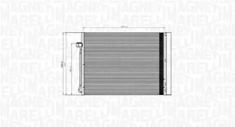 Конденсатор, система кондиціонування повітря Magneti Marelli 350203795000