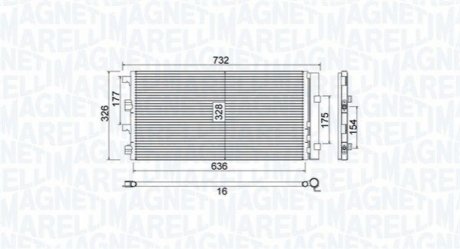 Skraplacz DACIA DUSTER (HS) 1.5dCi MAGNETI MARELLI 350203797000