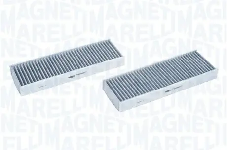Фільтр салону Citroen Berlingo/Peugeot Partner 08- (к-кт 2шт.) (вугільний) Magneti Marelli 350208066550