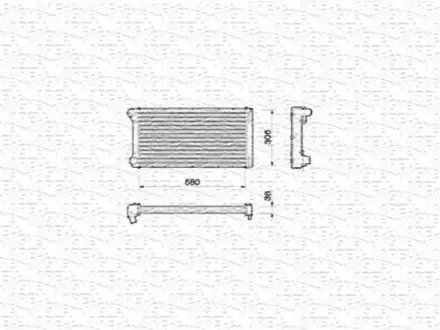 MAGNETI MARELLI радіатор FIAT PUNTO [] Magneti Marelli 350213168000 Купити в Україні