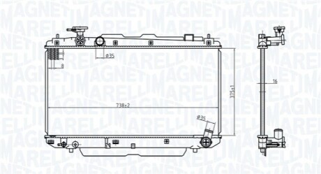 Автозапчастина MAGNETI MARELLI 350213176500 (фото 1)