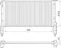 Фото MAGNETI MARELLI радіатор двигуна FIAT DOBLO 1.2-1,6 Magneti Marelli (350213180000) зображення 1
