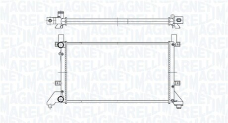 Радіатор двигуна VW LT 28-35 (2DM) 2,3 2,5SDI/TDI 2,8TDI LT 28-46 (2DX0AE) 2,3 2,5SDI/TDI 2,8TDI MAGNETI MARELLI 350213189400 (фото 1)