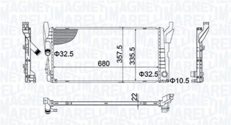 Автозапчасть MAGNETI MARELLI 350213202900 (фото 1)