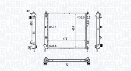 Автозапчастина MAGNETI MARELLI 350213205500 (фото 1)