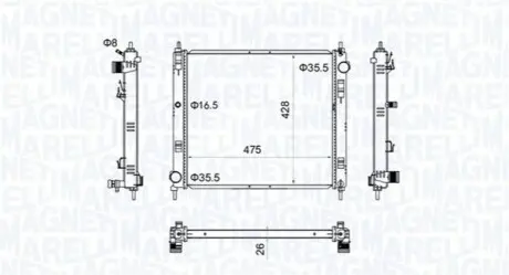Автозапчасть Magneti Marelli 350213205500