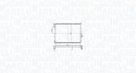 Радіатор, система охолодження двигуна MAGNETI MARELLI 350213211700 Купити в Україні