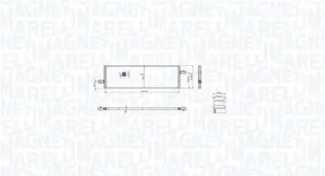 Радіатор, система охолодження двигуна Magneti Marelli 350213217100 Купити в Україні
