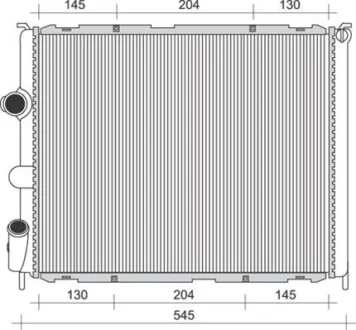 MAGNETI MARELLI RENAULT Радіатор сист. охолодження двиг. Clio II, Kangoo 1.2/1.4 97 Magneti Marelli 350213989000 Купити в Україні