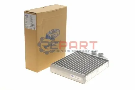 Фото 1 — Радиатор печки MAGNETI MARELLI (350218426000) Фото Радиатор печки MAGNETI MARELLI (350218426000) изображение 1