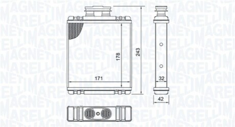 Автозапчастина MAGNETI MARELLI 350218517000