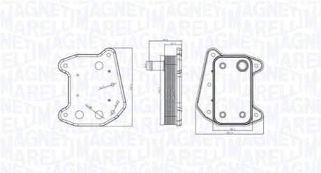 Масляний радіатор MAGNETI MARELLI 350300001800