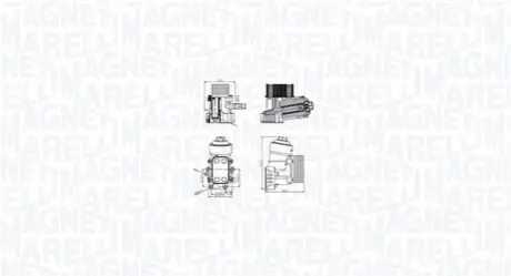 Охолоджувач оливи, моторна олива Magneti Marelli 350300003400