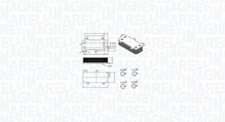 Масляний радіатор MAGNETI MARELLI 350300003700