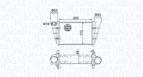 Інтеркулер MAGNETI MARELLI 351319204070 (фото 1)