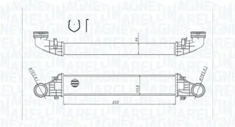 Інтеркулер Magneti Marelli 351319204180