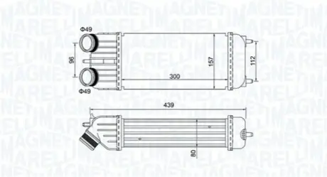 Інтеркулер Magneti Marelli 351319204250